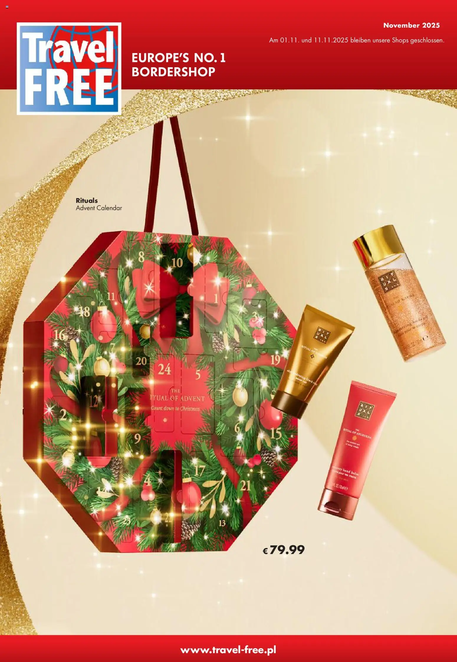 Travel Free Angebote - Seite 1 - gültig ab 01.11.2025