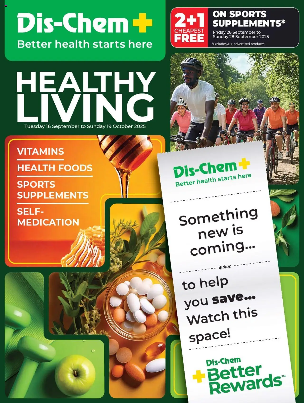Dis-Chem Healthy Living - page 1- valid from 16/09/2025