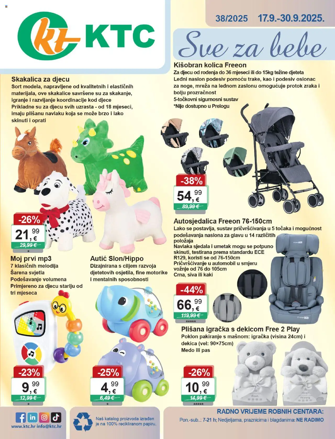 Katalog igračke i tekstil KTC - stranica 1- važeći od 17.09.2025