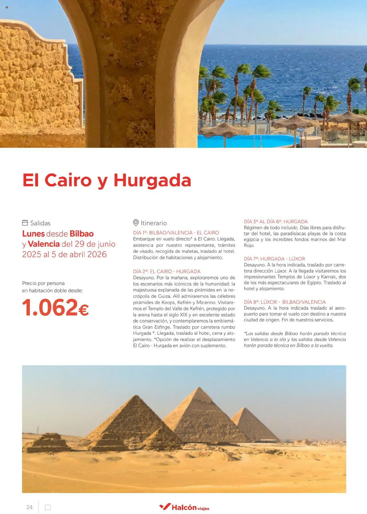 Halcón Viajes Egipto - Página de 24 - Válido desde 01/07/2025