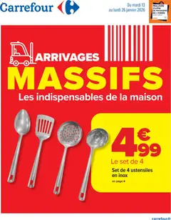 Aperçu Carrefour Arrivages massifs valable à partir du 13/01/2026