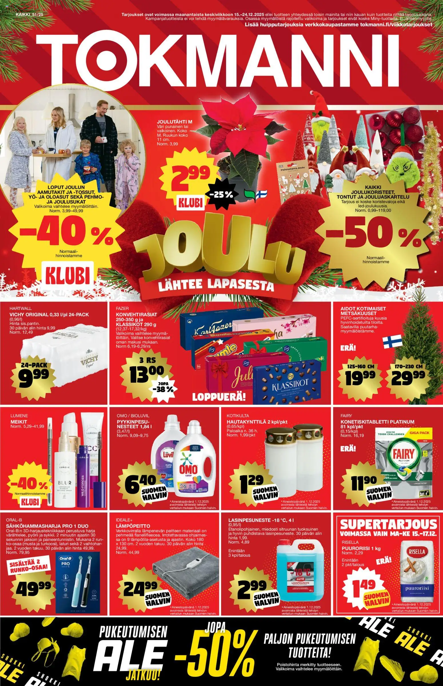Tokmanni tarjoukset - sivu 1- voimassa alkaen 15/12/2025