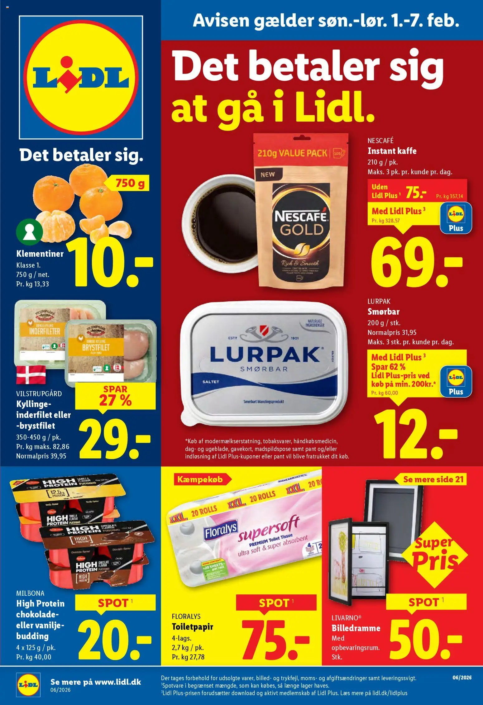 Lidl - Tilbudsavis - side 1- gyldig fra 01/02/2026