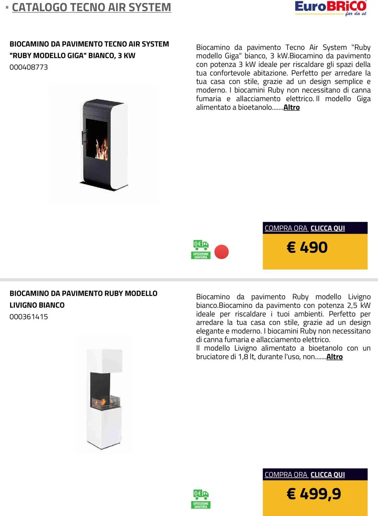 Eurobrico Tecno Air System catalogo - pagina 25 - valido dal 23/07/2025