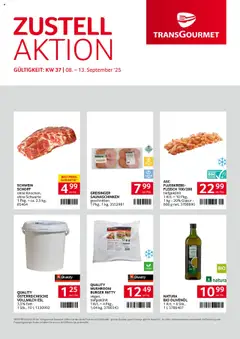 Vorschau Transgourmet Zustellaktion gültig ab 07.09.2025