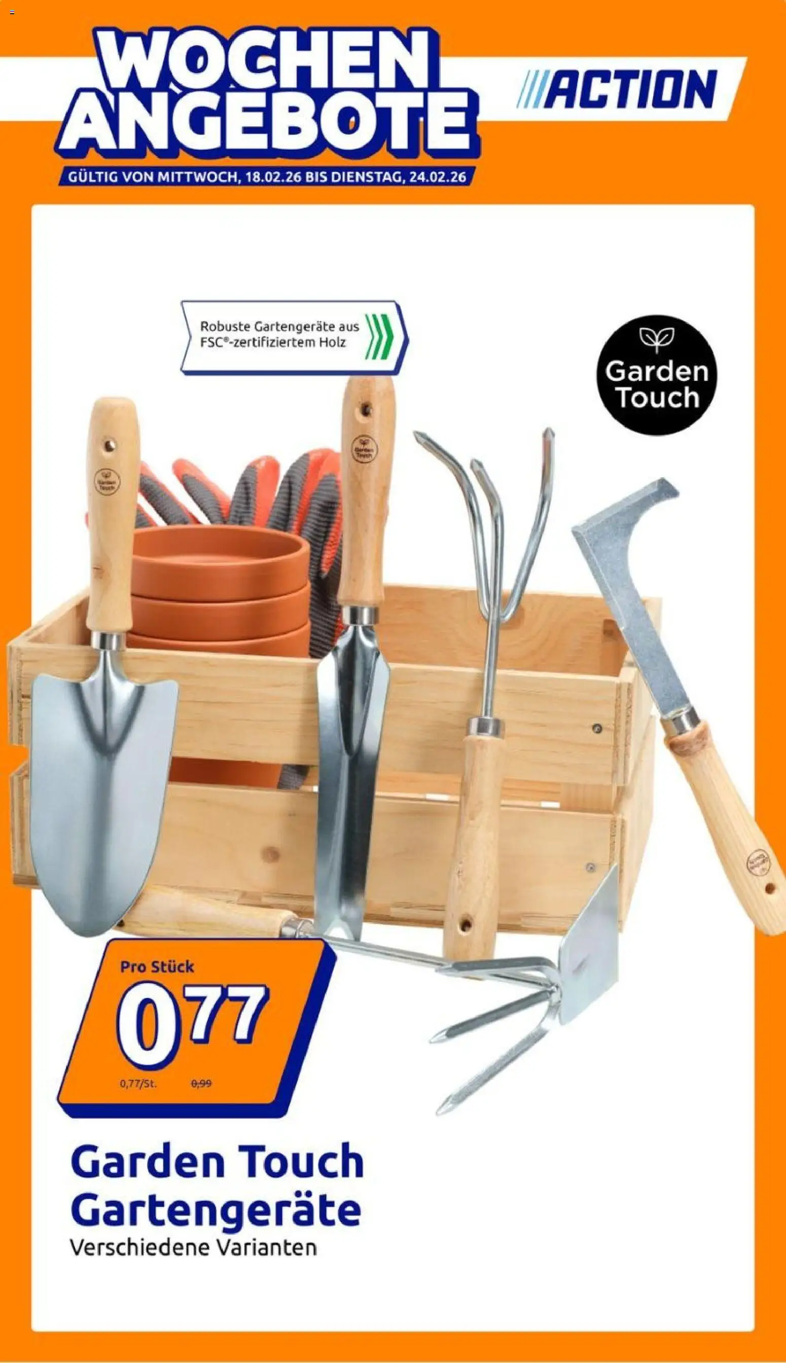 Action Flugblatt - Seite 1- gültig ab 18.02.2026