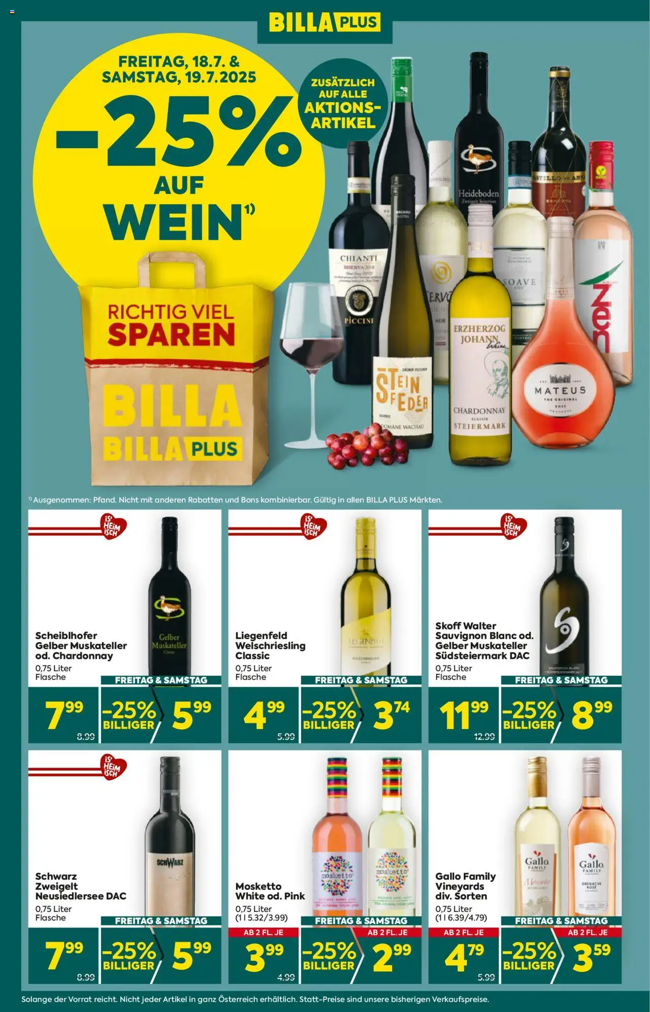Billa Plus Flugblatt - Seite 2- gültig ab 17.07.2025