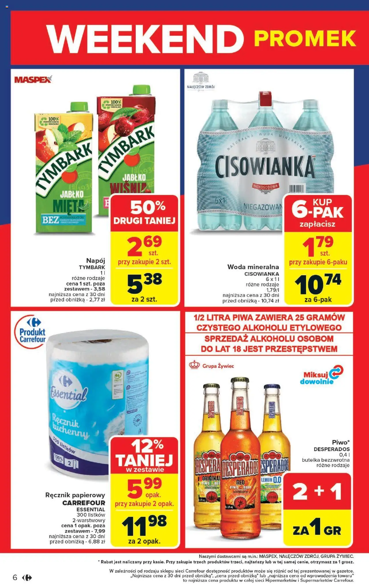 Carrefour Gazetka - Weekend promek już od czwartku - strona 6- ważny od 17.07.2025