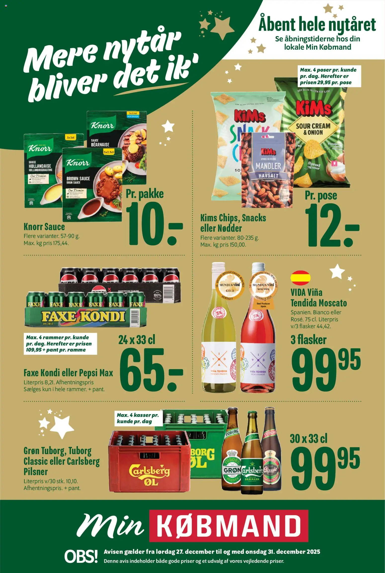 Min Købmand - Tilbudsavis - side 1- gyldig fra 27/12/2025