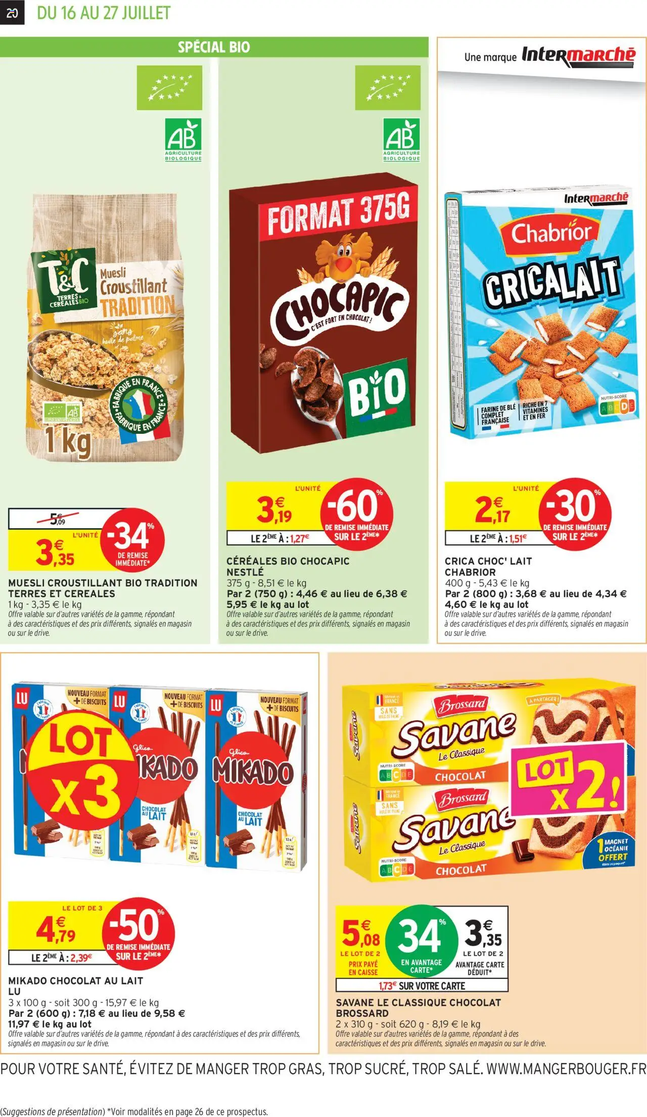 Intermarché 2+1 offert sur une sélection de produits - page 21 - valable à partir du 16/07/2025