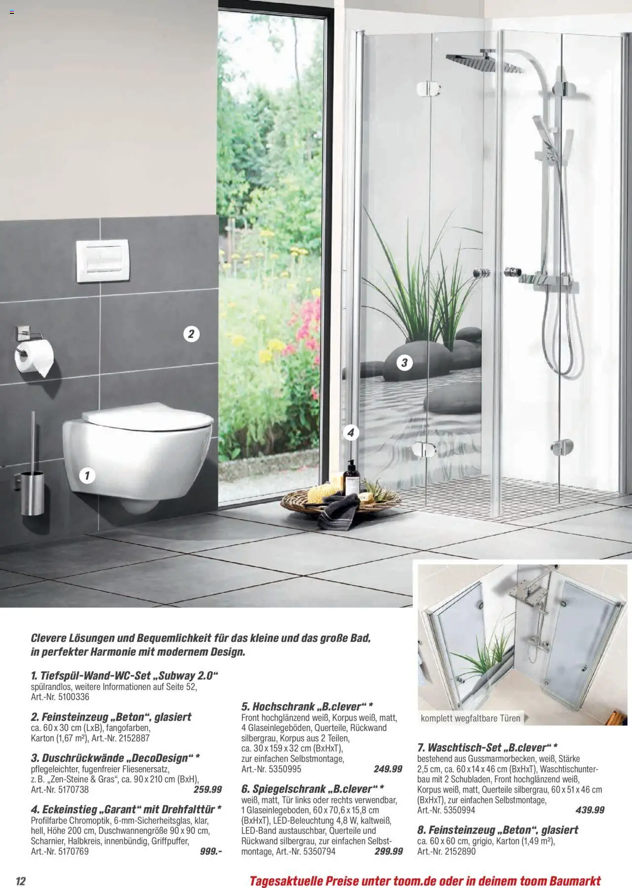 Toom Baumarkt Bad & Sanitär  - Seite 12 - gültig ab 01.09.2025