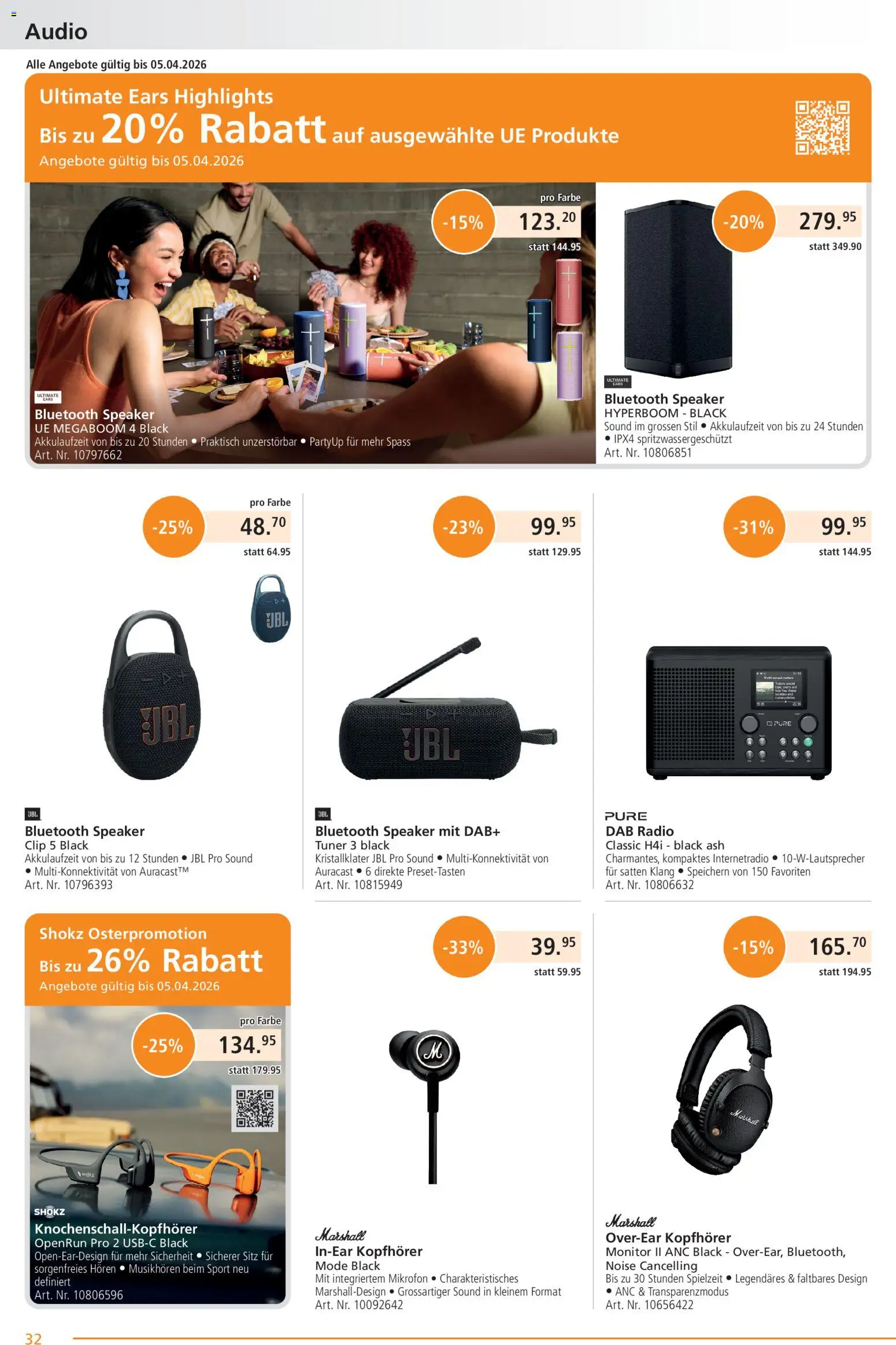 Fust aktionen - page 32- valid from 23.03.2026