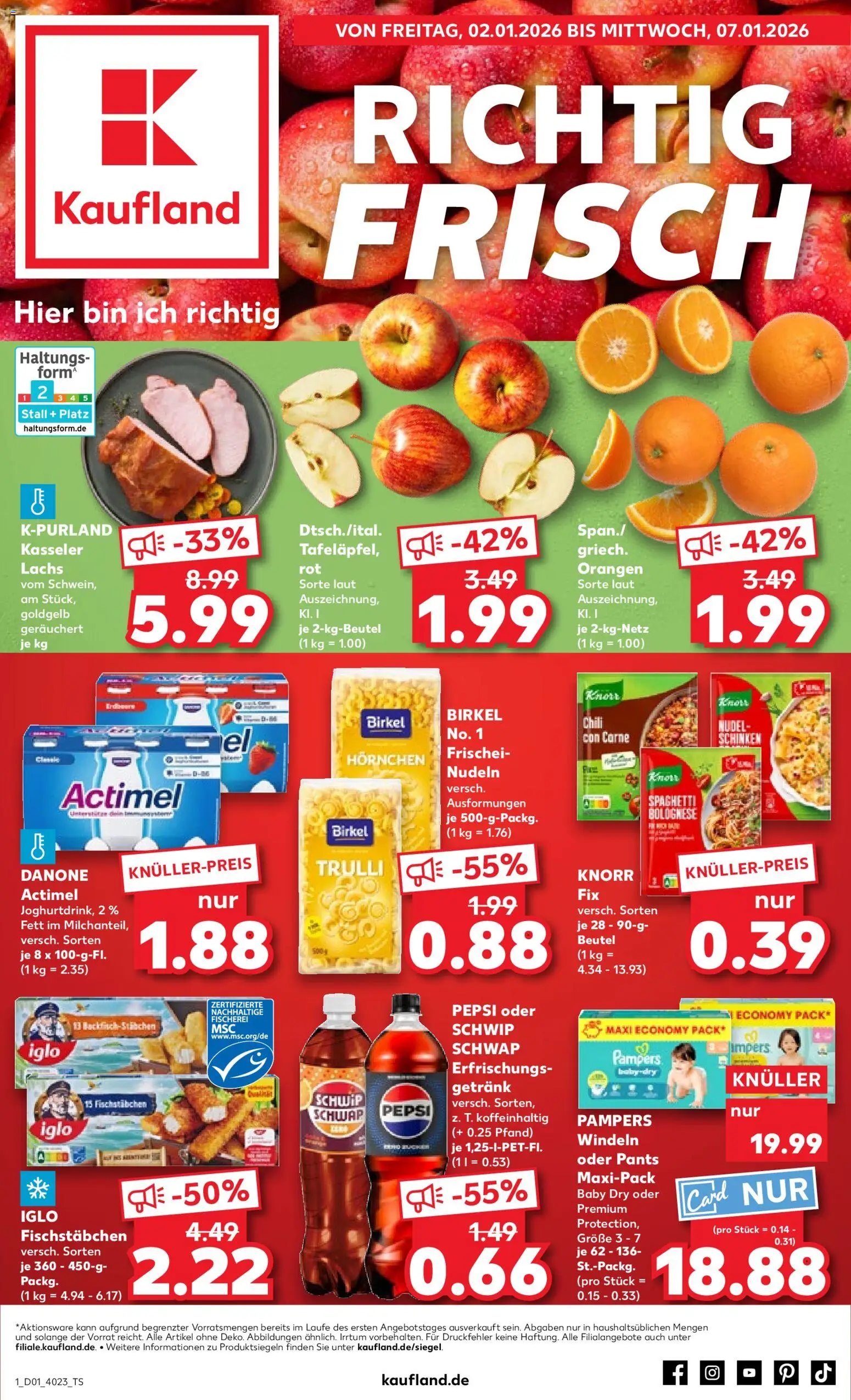 Kaufland Prospekt 	 - Seite 1 - gültig ab 02.01.2026