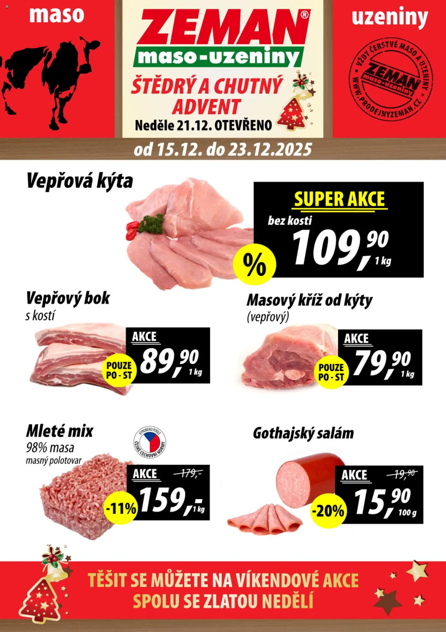 Prodejny Zeman leták - strana 1- platný od 15.12.2025