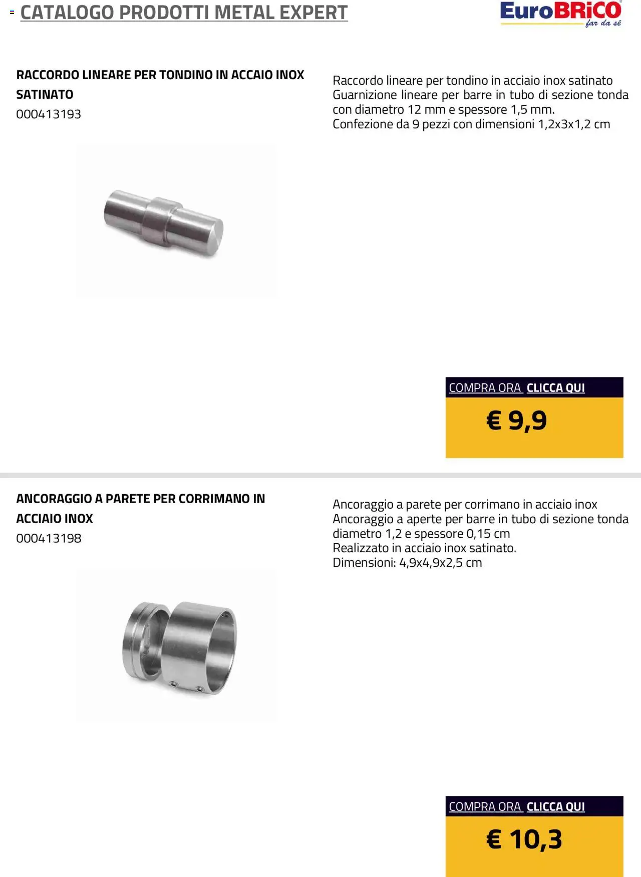 Eurobrico Prodotti Metal Expert catalogo - pagina 17 - valido dal 23/07/2025