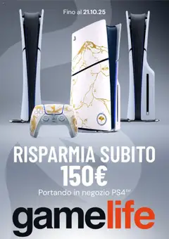 Anteprima Volantino Gamelife	 valida dal 17/10/2025