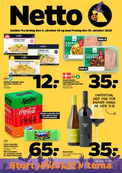 Forhåndsvisning Netto - Tilbudsavis gyldig fra 04/10/2025