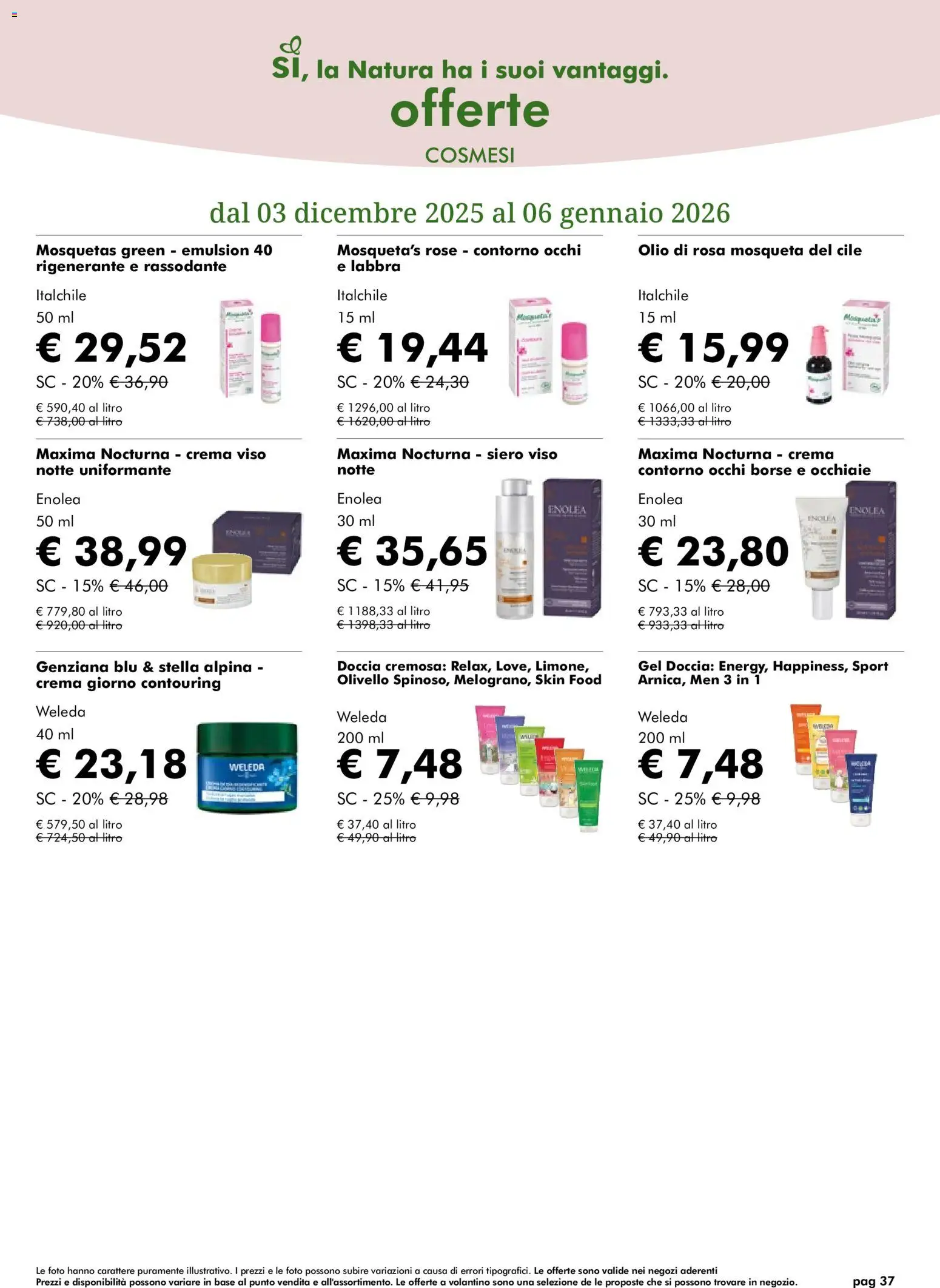 Volantino Natura Sì	 - pagina 37 - valido dal 03/12/2025