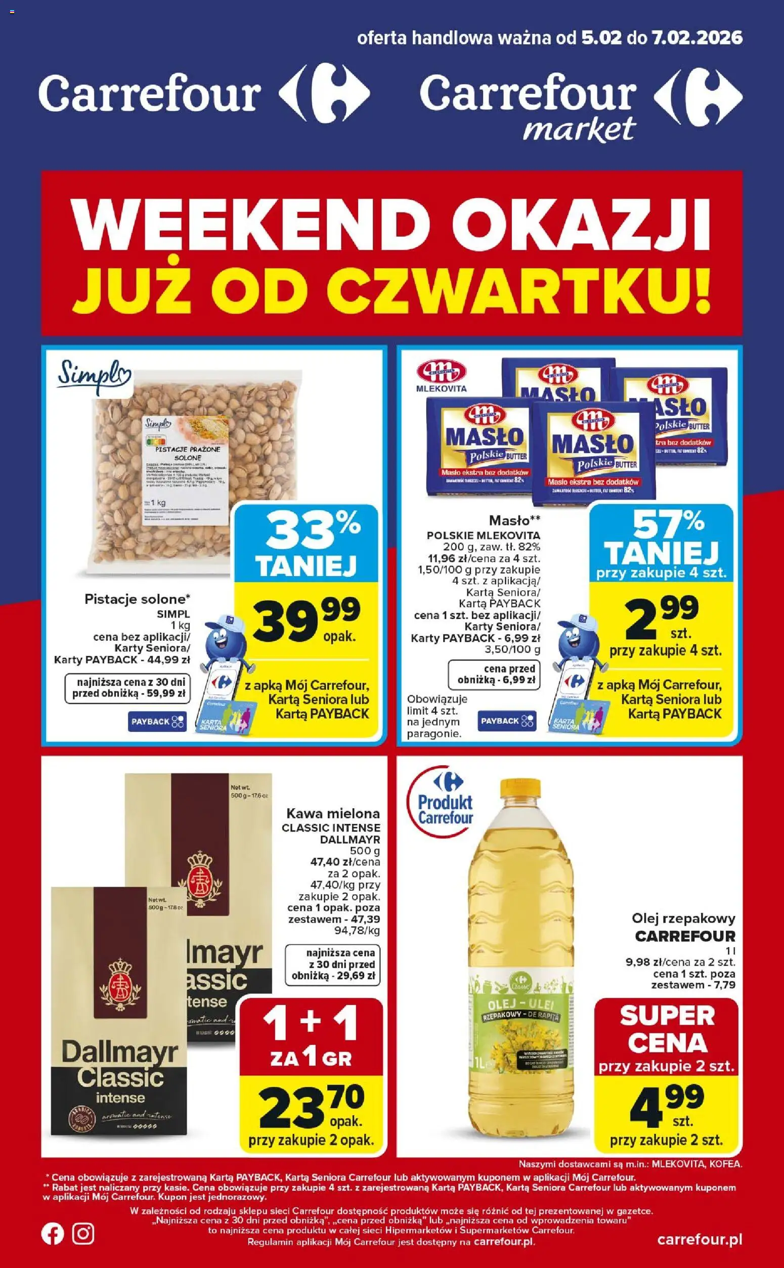 Carrefour Gazetka - Weekend okazji - strona 1- ważny od 05.02.2026
