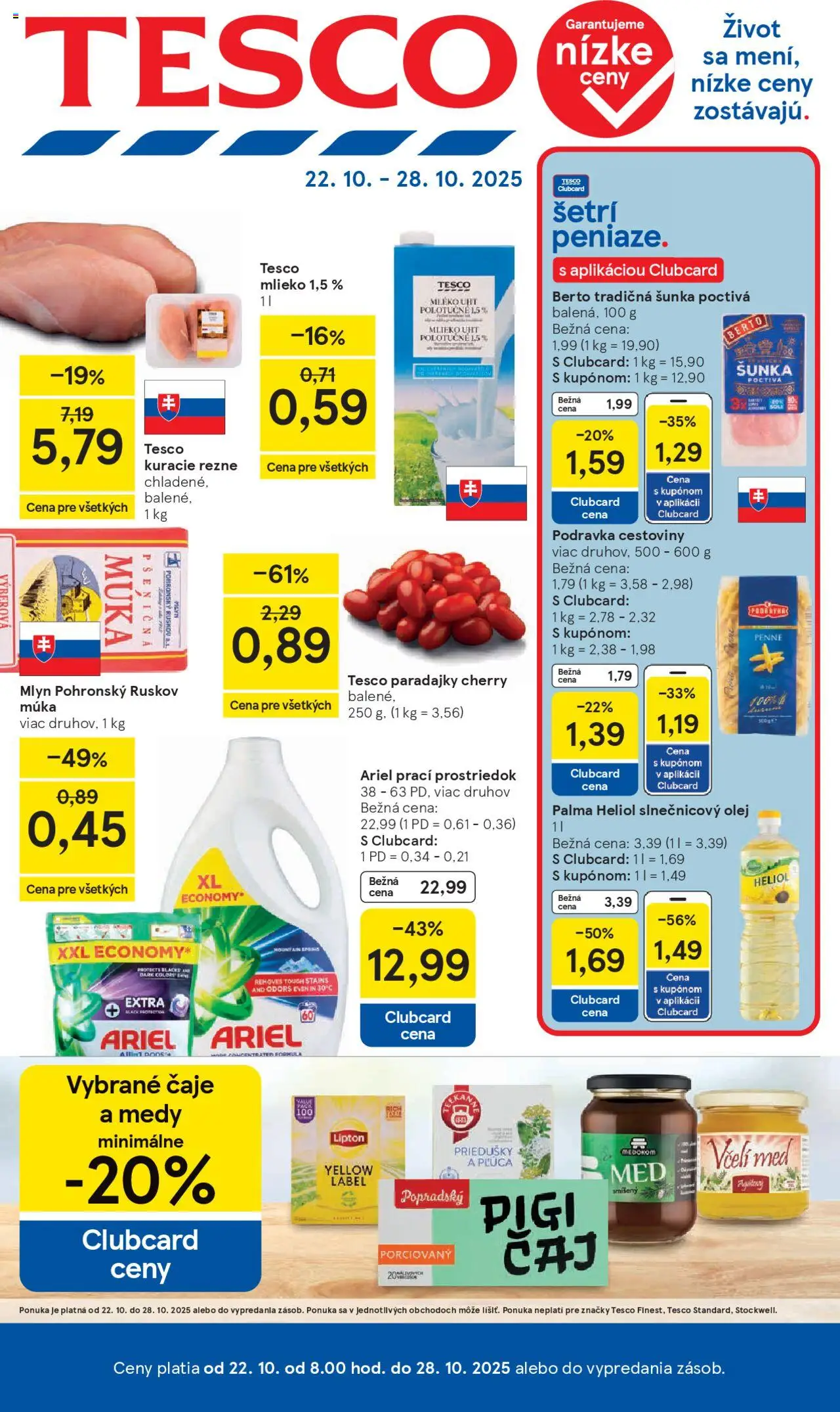 Tesco Hypermarket - leták - strana 1- platný od 22.10.2025
