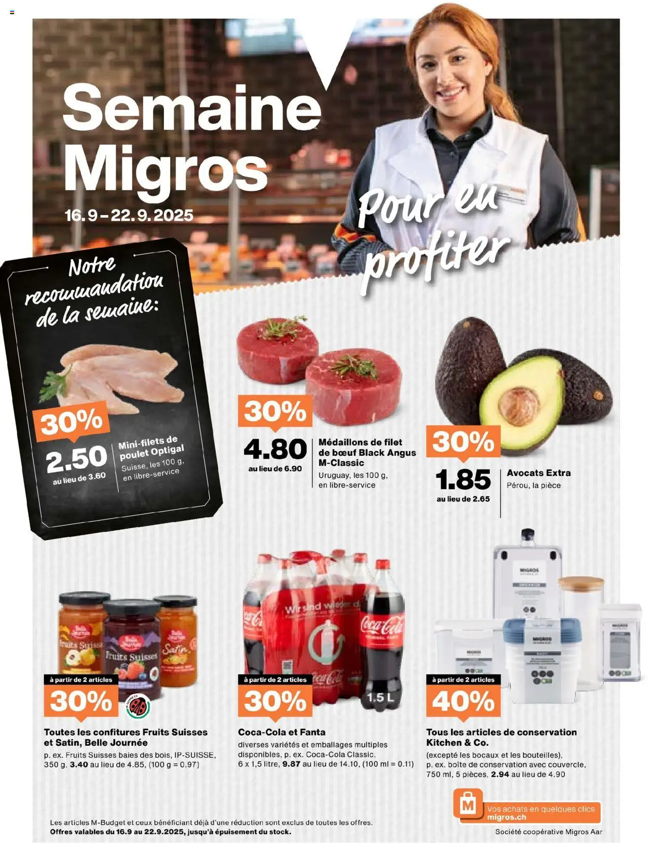 Migros Aktionen FR - Seite 1- gültig ab 16.09.2025