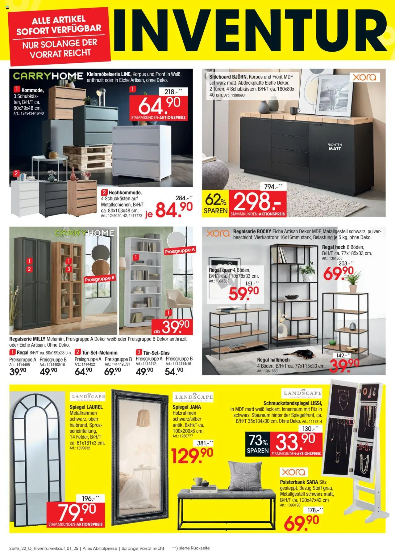 Zurbrüggen Inventurverkauf - Seite 24 - gültig ab 03.07.2025