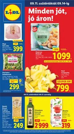 Előnézet Lidl Akciós újság érvényes 2025.09.11.-tól