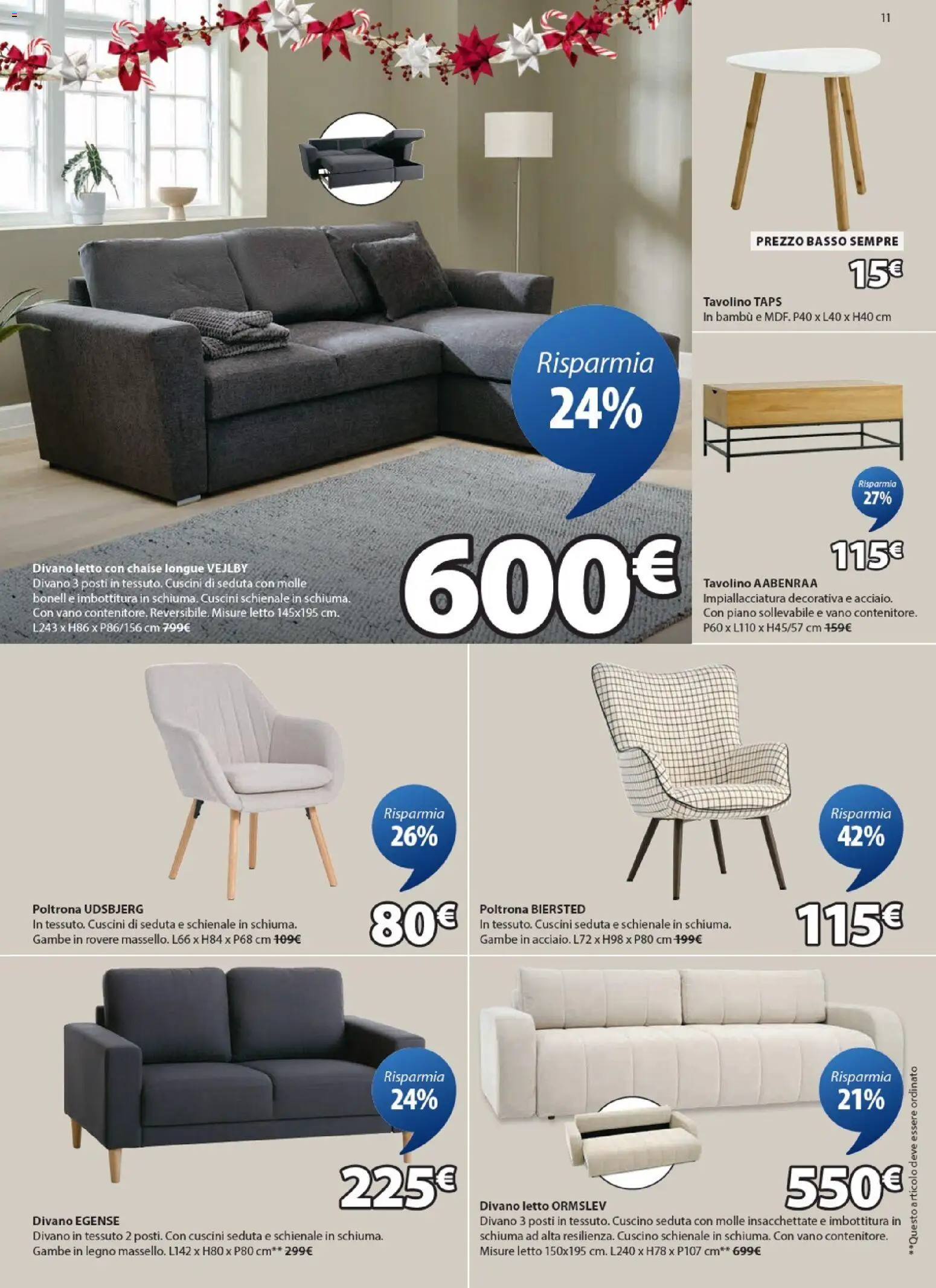 Volantino JYSK	 - pagina 11 - valido dal 24/11/2025