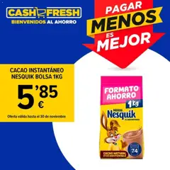Vista previa del folleto Cash Fresh folleto válido desde 10/11/2025