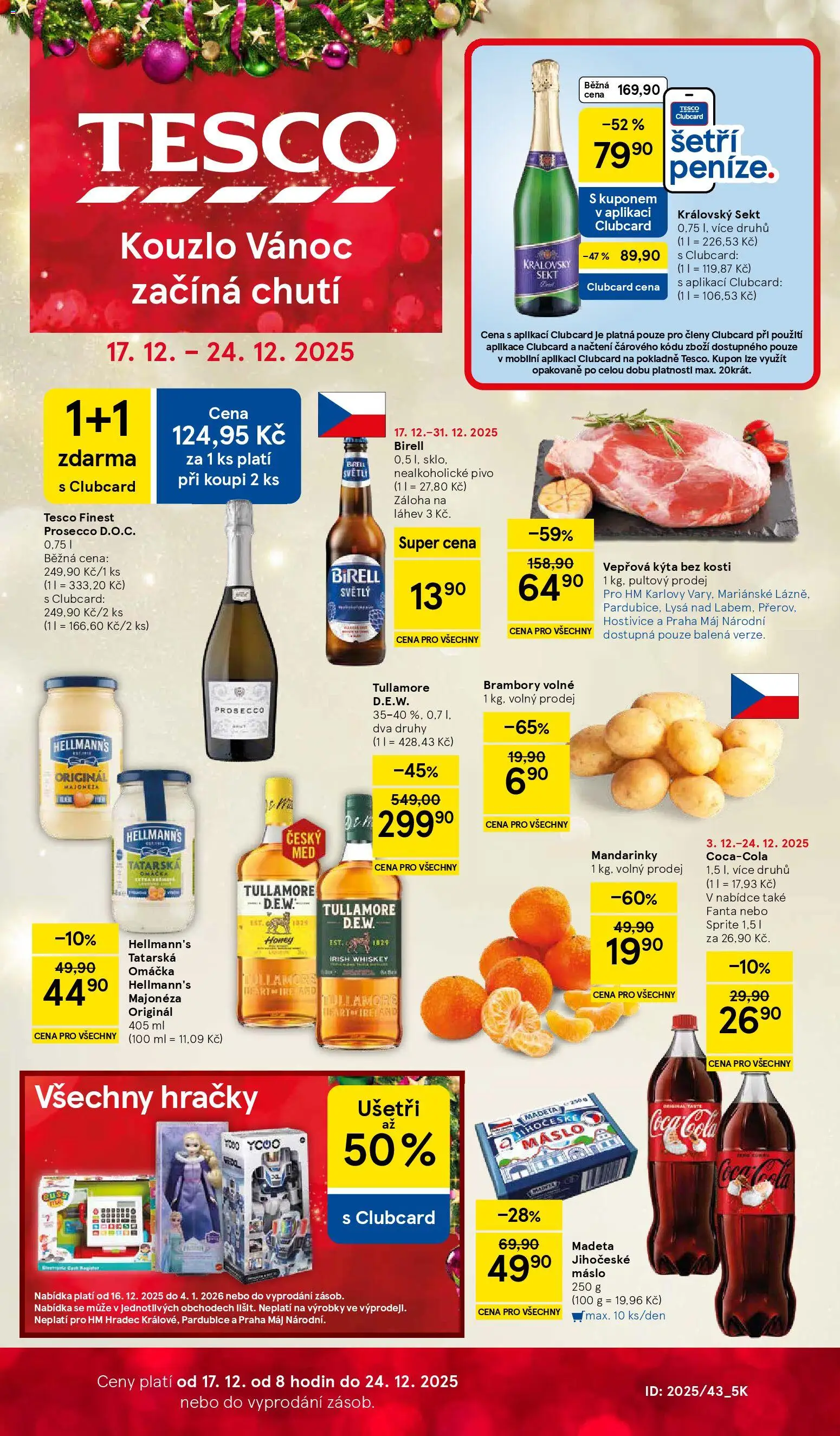 Tesco leták - Hypermarket - strana 1- platný od 17.12.2025