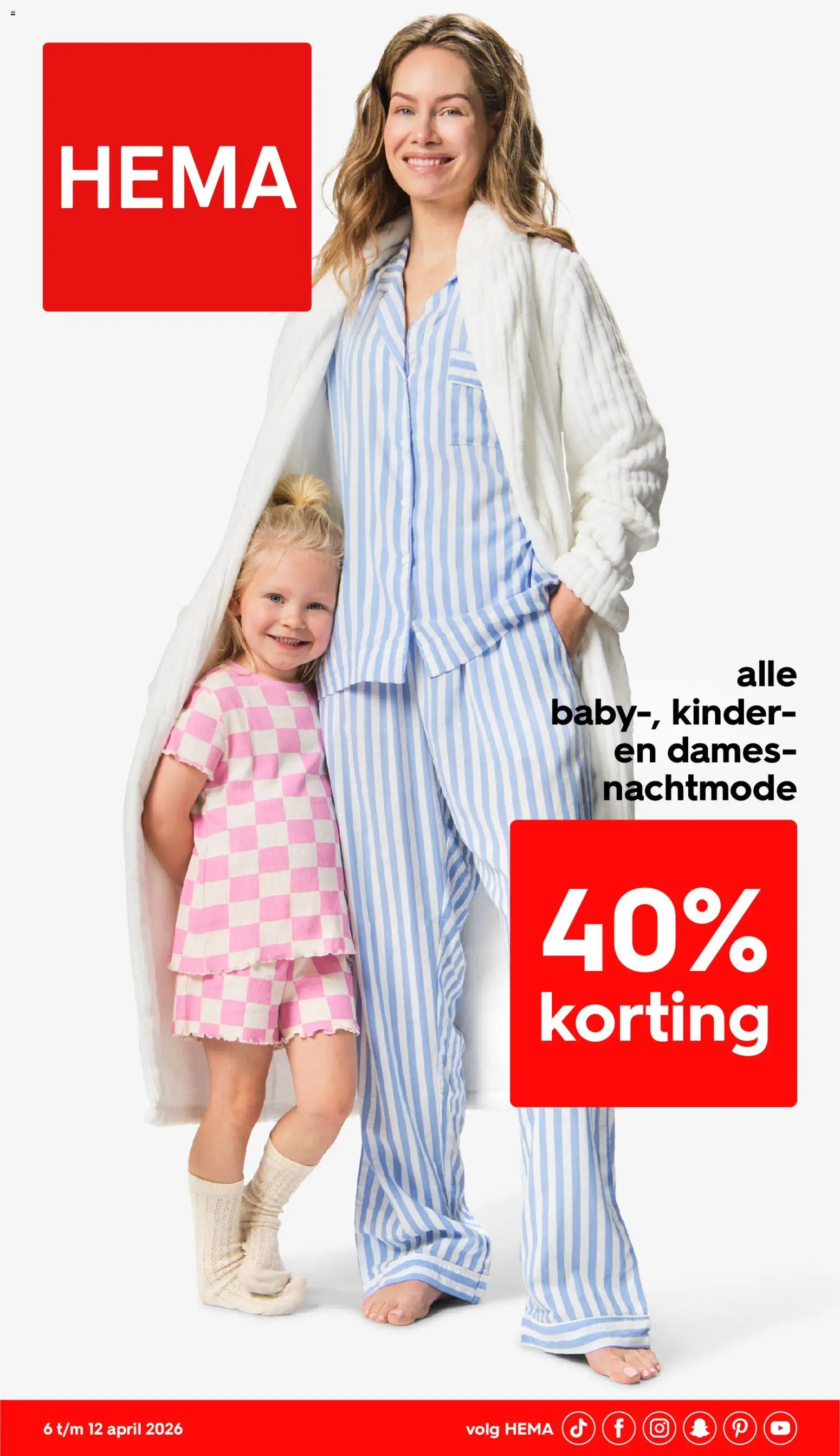 Hema folder / publicité - pagina 1- geldig vanaf 06/04/2026