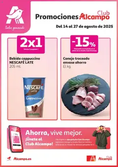 Vista previa del folleto Alcampo - Club Nacional válido desde 14/08/2025