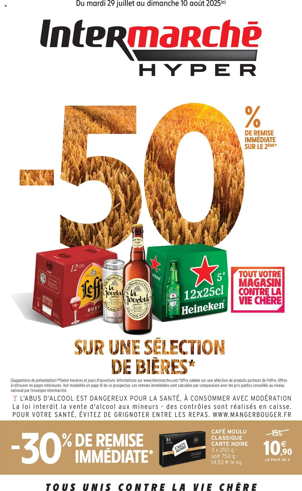 Intermarché catalogue semaine 30 - page 1 - valable à partir du 29/07/2025
