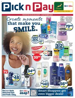 Preview Pick n Pay - Health & Beauty Specials valid from 25/08/2025