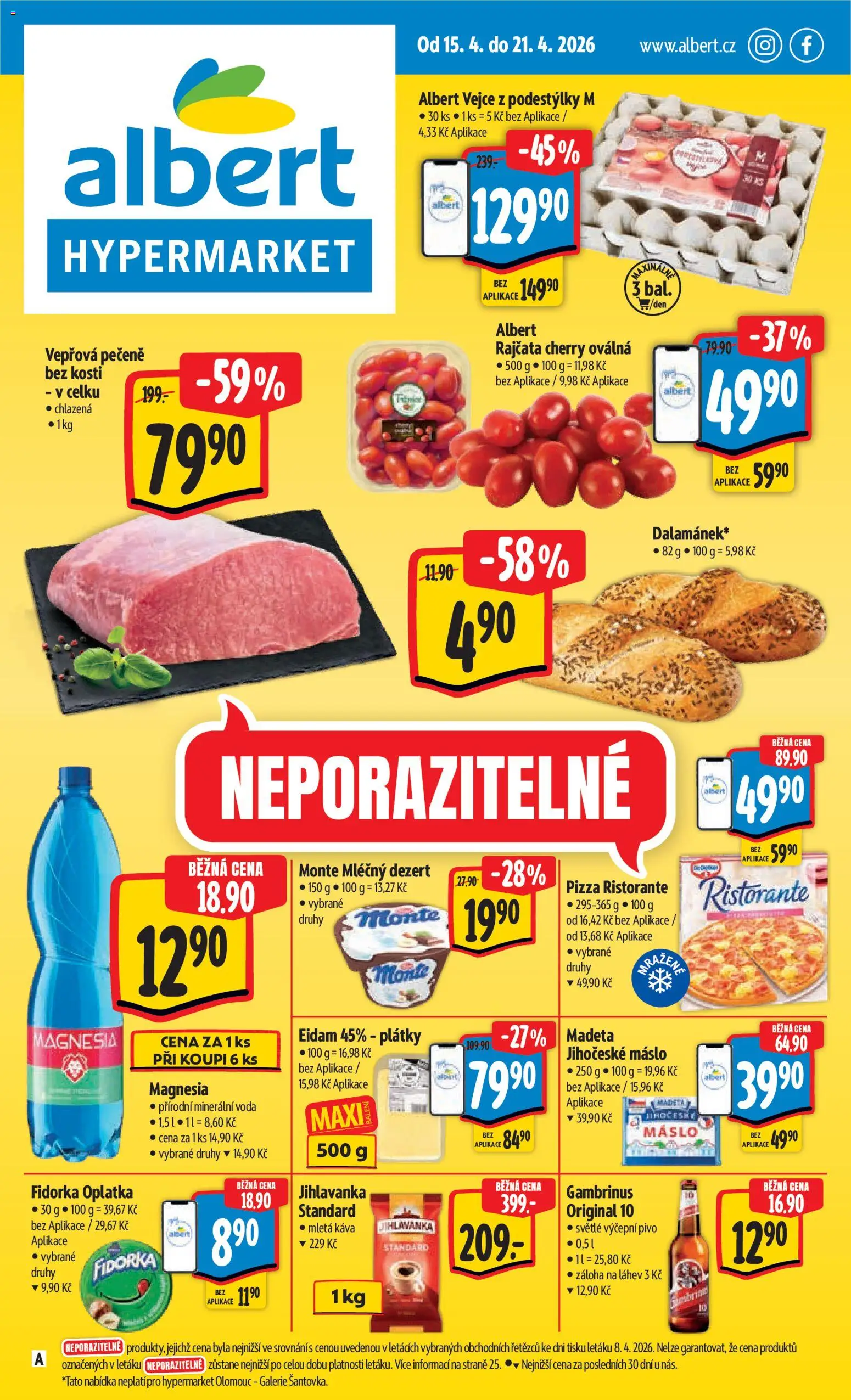 Albert leták - Hypermarket - strana 1- platný od 15.04.2026