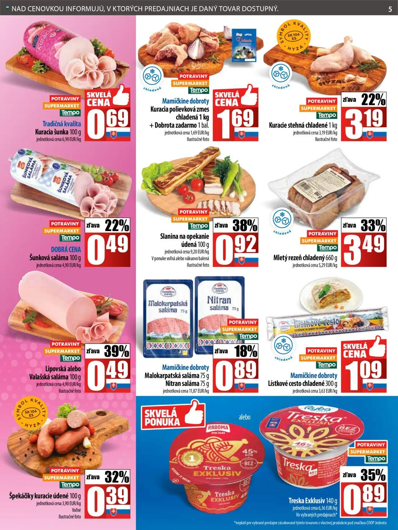 COOP Jednota leták - strana 5- platný od 17.07.2025