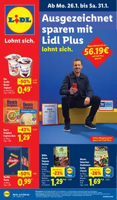 Vorschau Lidl - Prospekt gültig ab 26.01.2026