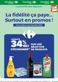 Aperçu Carrefour contact catalogue valable à partir du 01/10/2025