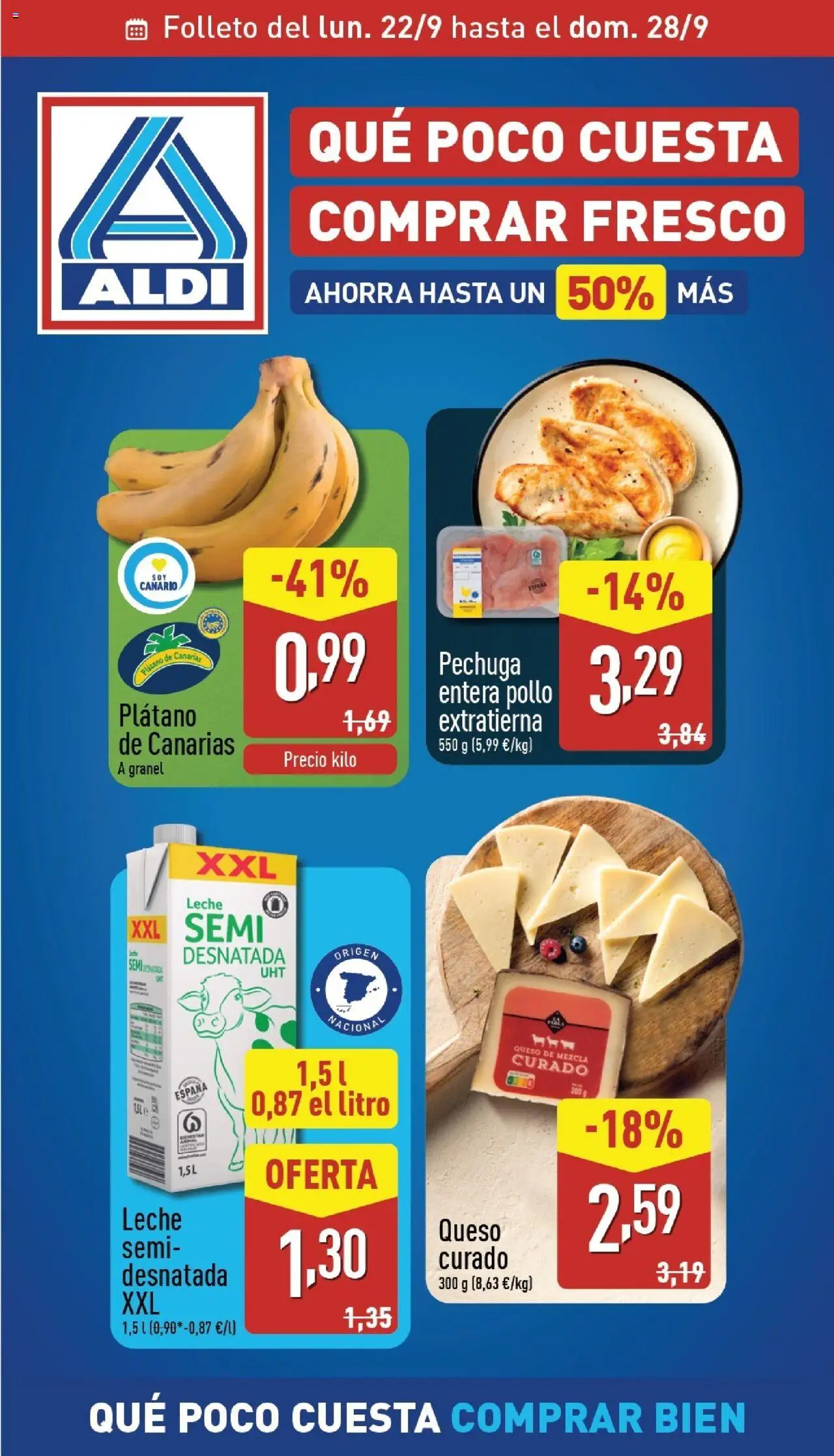 Aldi folleto Canarias - Página de 1 - Válido desde 22/09/2025
