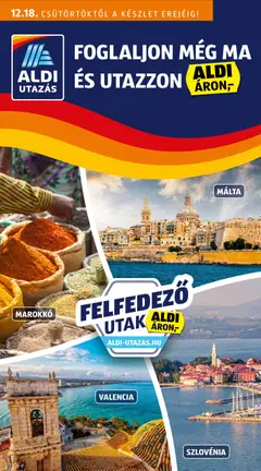 Előnézet Aldi - Utazás katalógus érvényes 2025.12.18.-tól