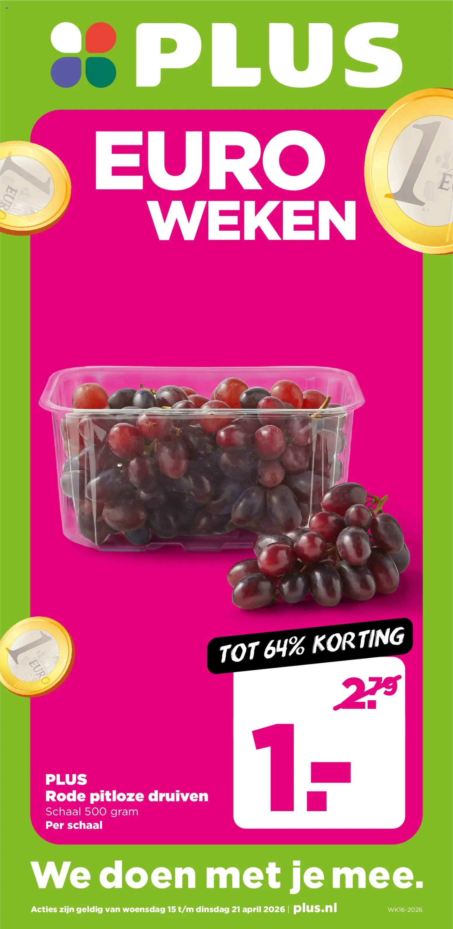 Plus folder week 16 - pagina 1- geldig vanaf 15-04-2026
