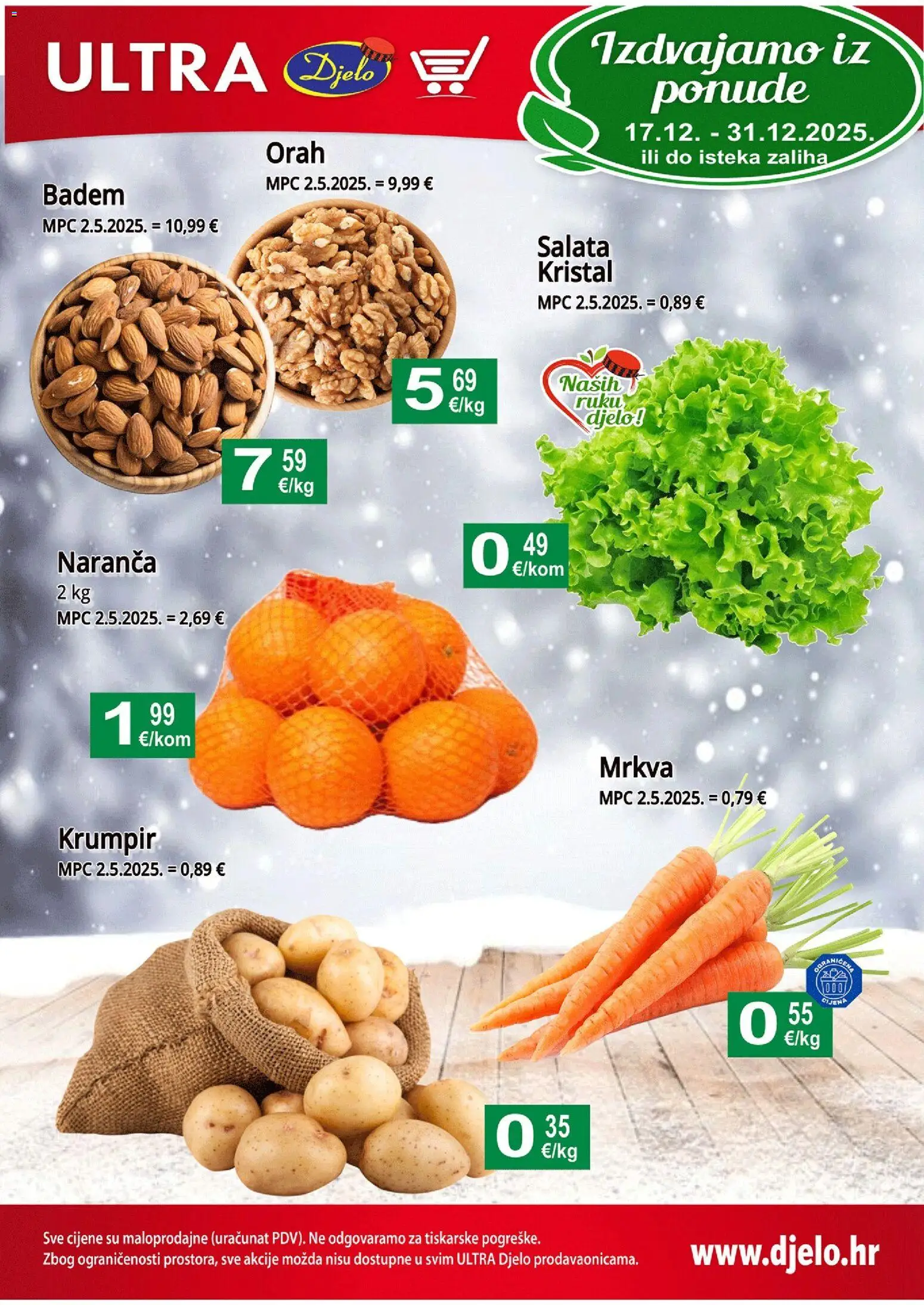 Djelo - Ponuda - stranica 1- važeći od 17.12.2025