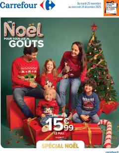 Aperçu Carrefour Un noël pour tous les goûts valable à partir du 25/11/2025