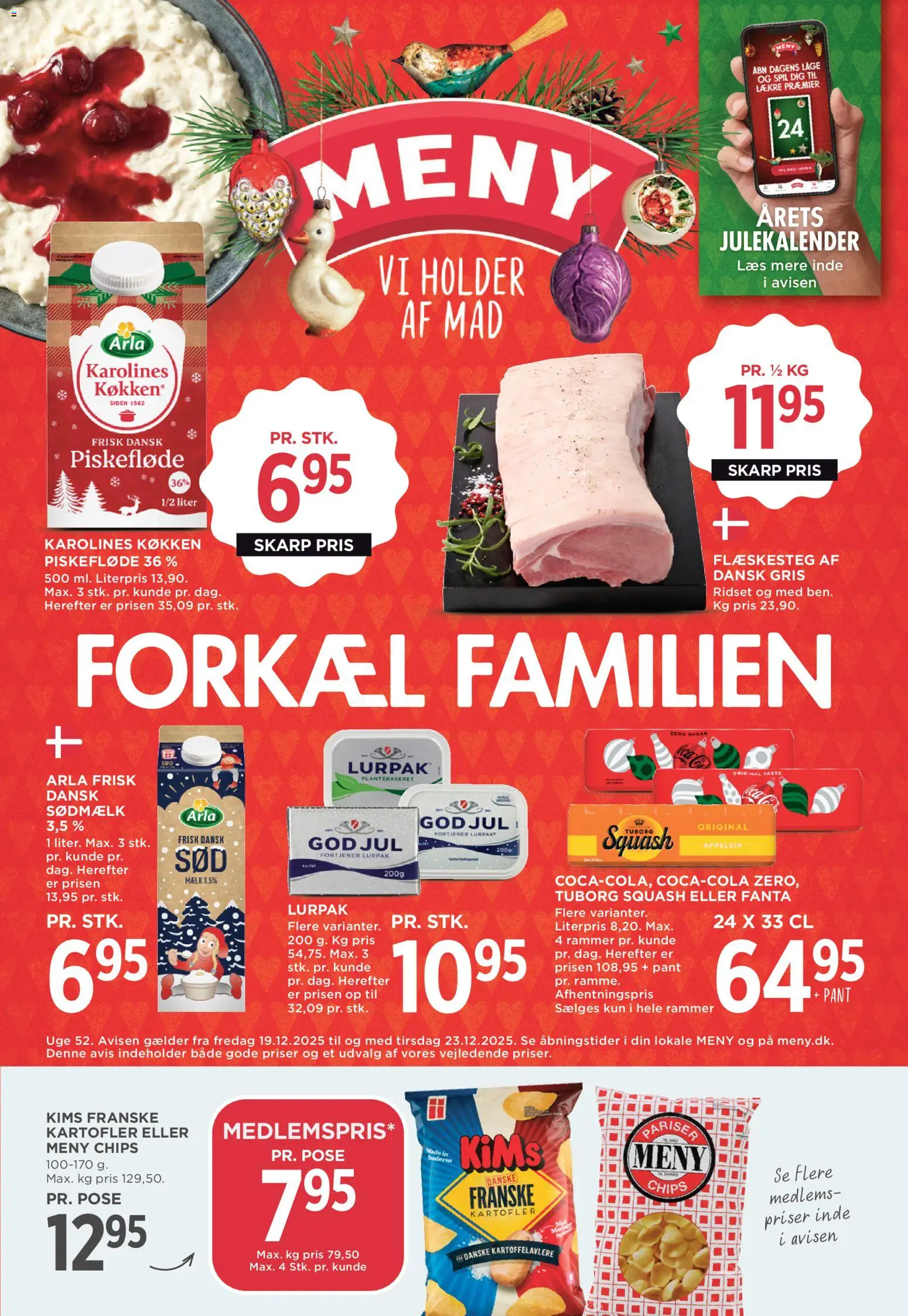 Meny - Tilbudsavis - side 1- gyldig fra 19/12/2025