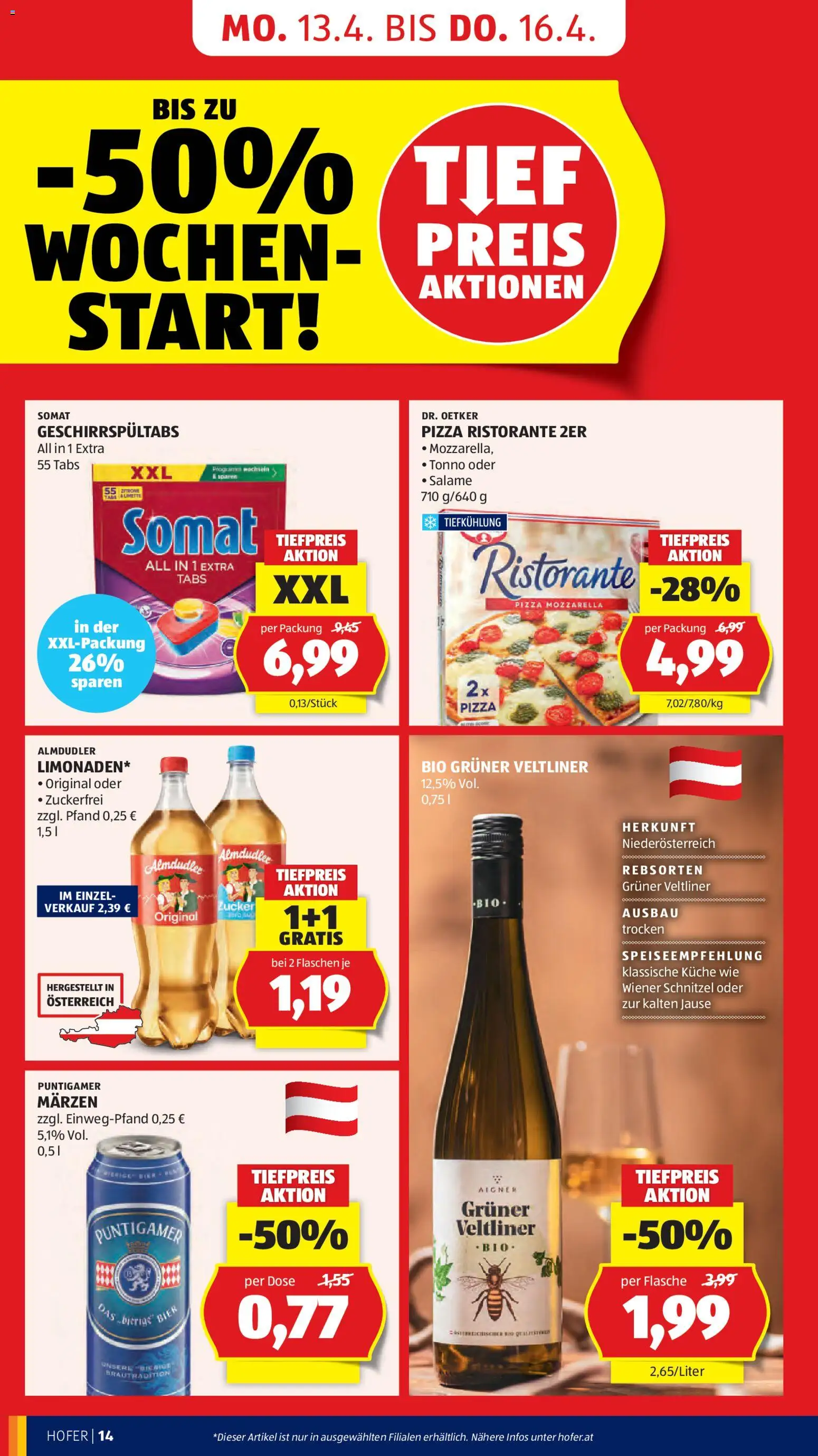 Hofer Flugblatt - page 16- valid from 08.04.2026