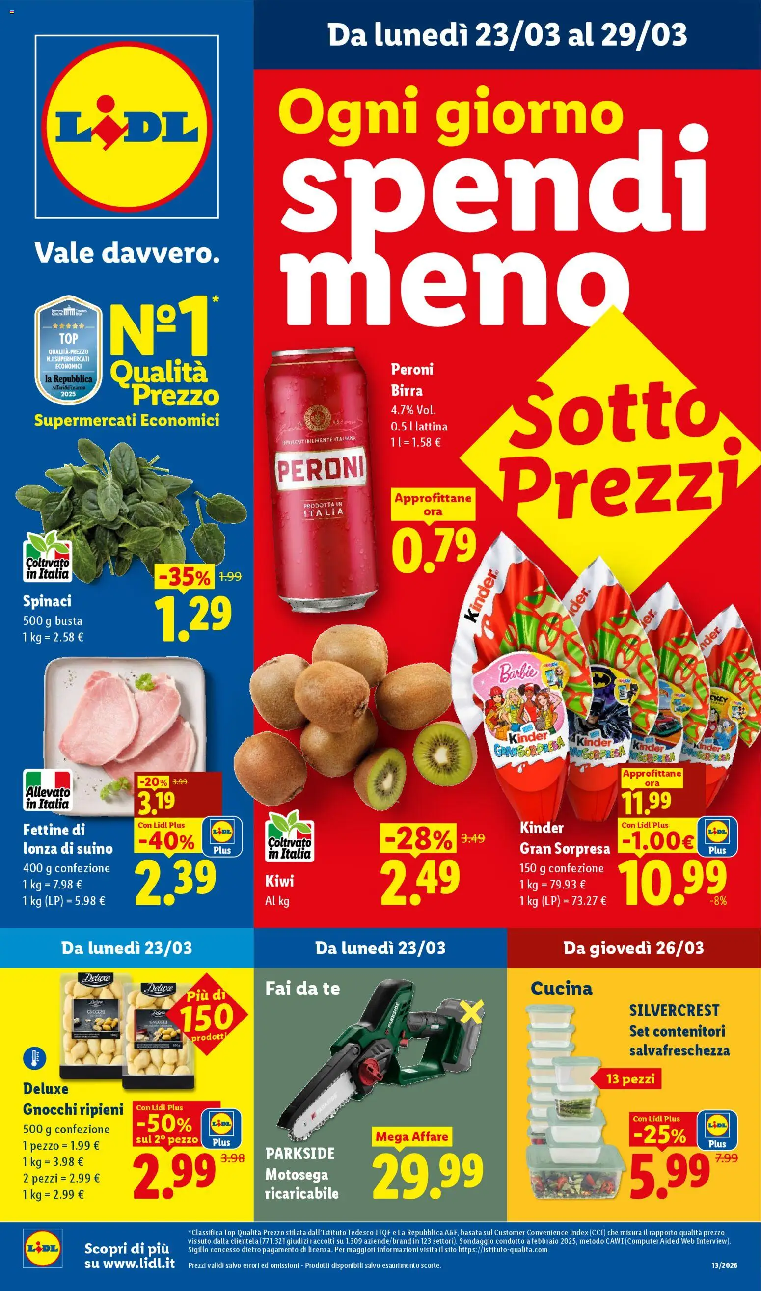 Lidl volantino - pagina 1 - valido dal 23/03/2026