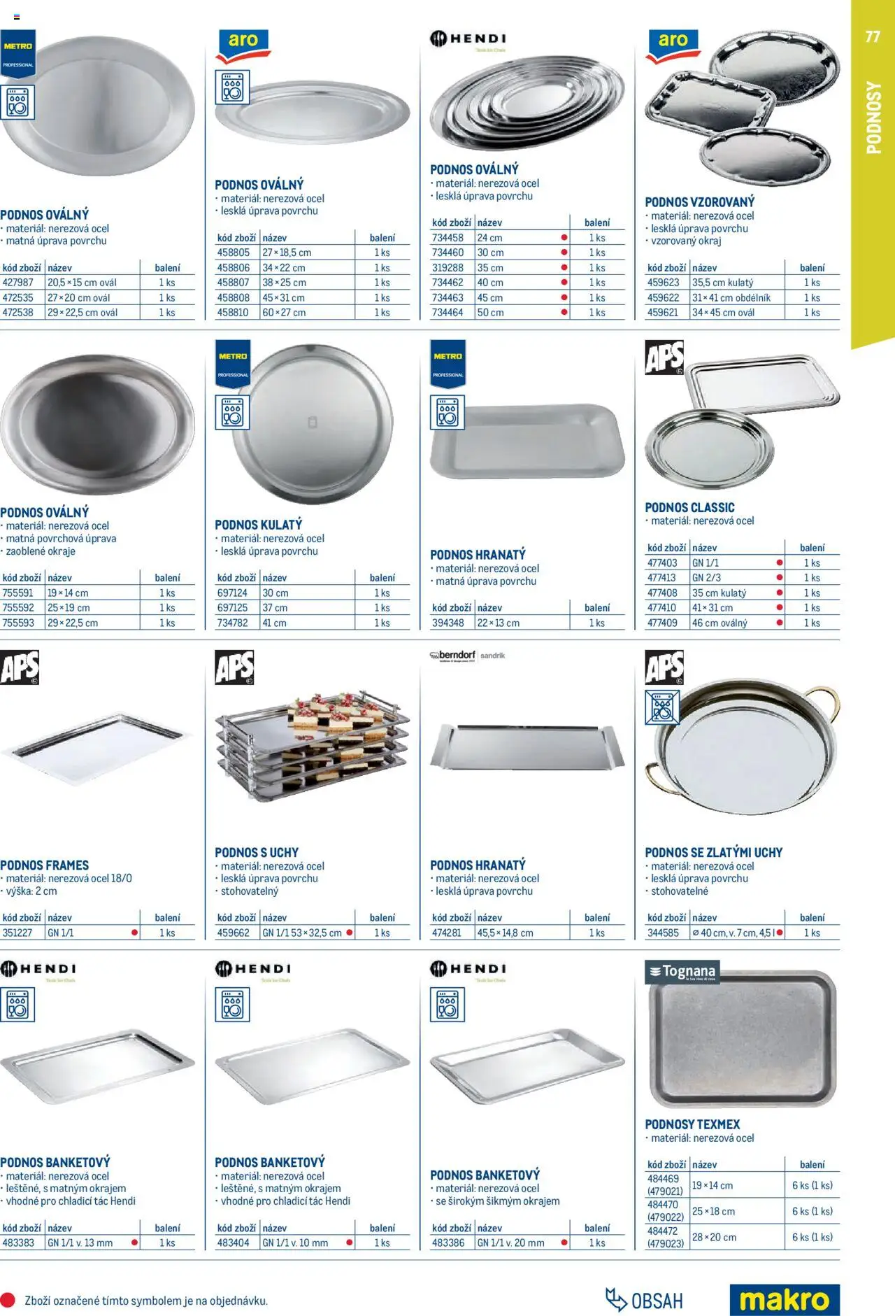 Makro leták - Gastro vybavení a zařízení - strana 77- platný od 01.02.2025