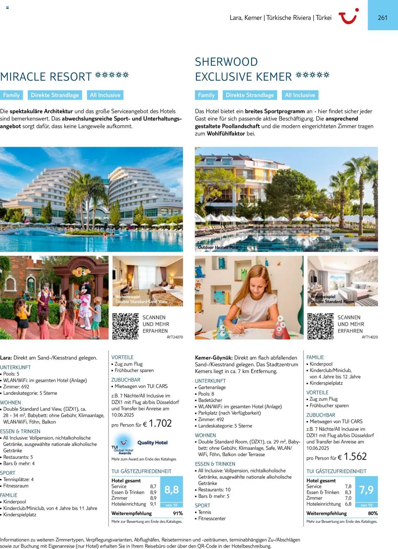 TUI  Südeuropa & Nordafrika 2025/26 - Seite 261 - gültig ab 01.01.2025