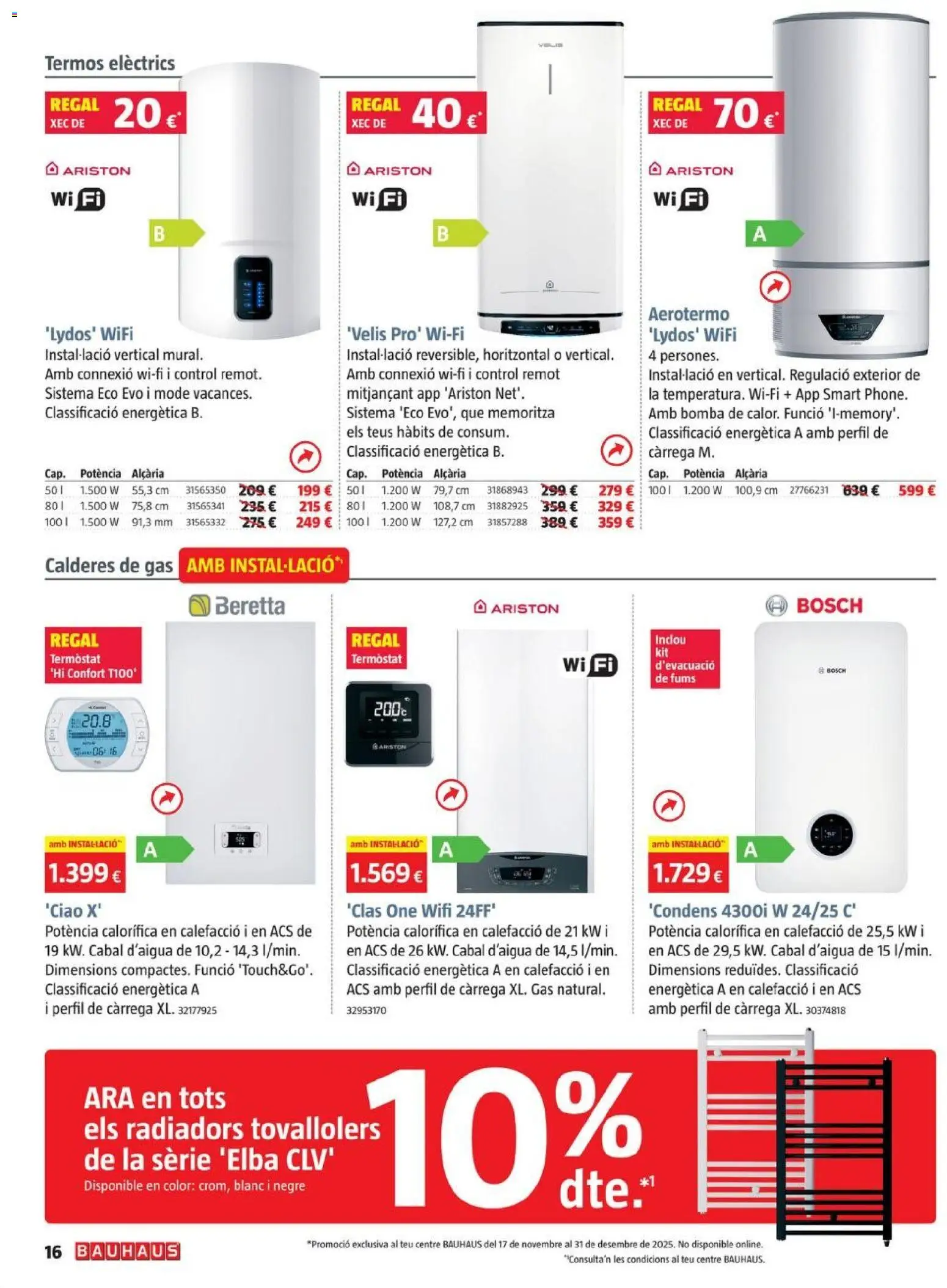 Bauhaus folleto Cat - Página de 16 - Válido desde 17/11/2025