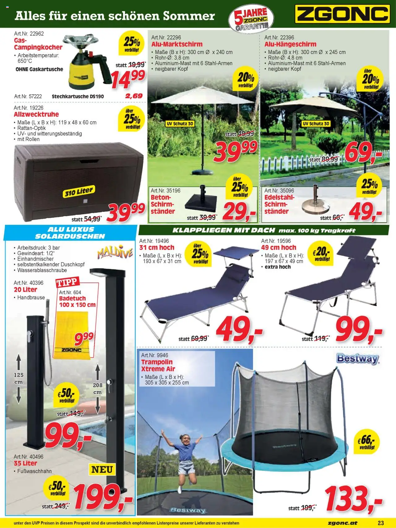 Zgonc - Flugblatt Juli II 2025 - Seite 23- gültig ab 15.08.2025